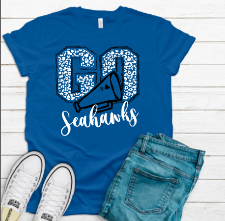 Go Seahawks Leopard Megaphone