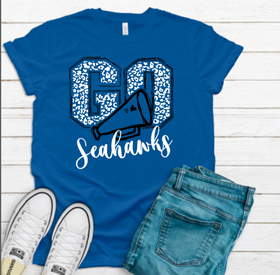 Go Seahawks Leopard Megaphone