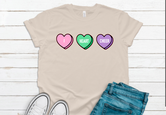 Customized I heart Candy Heart