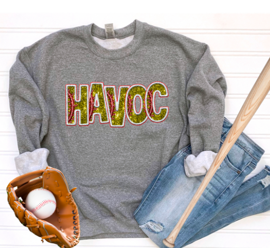 Custom Faux-Sequin Team Name