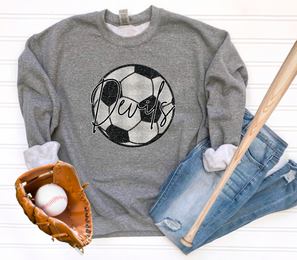 Custom Faux- Sequin Sports Ball