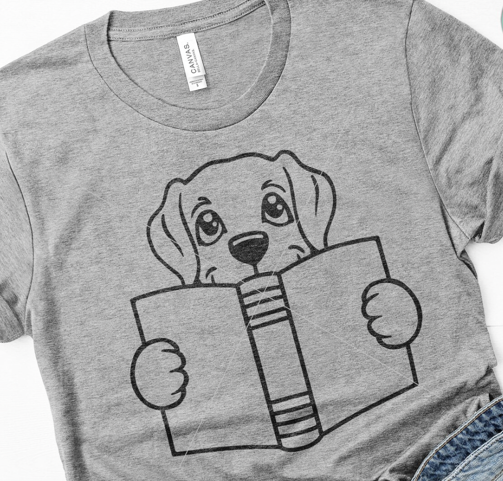 Cat Dog Reading - 0
