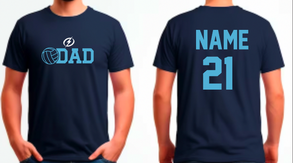 Volleyball Family (personalized- Dad can be any name)