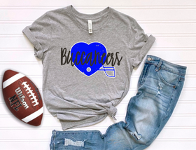 Buccaneers Helmet Heart