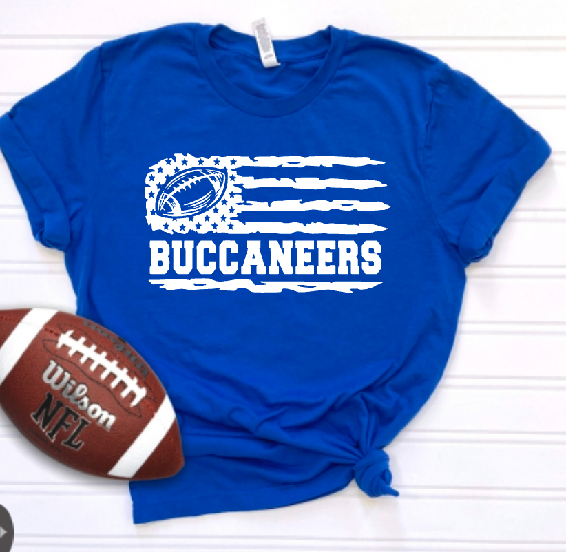 Buccaneers Distressed Flag