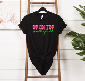 Faux-Sequin Up On Top Volleyball