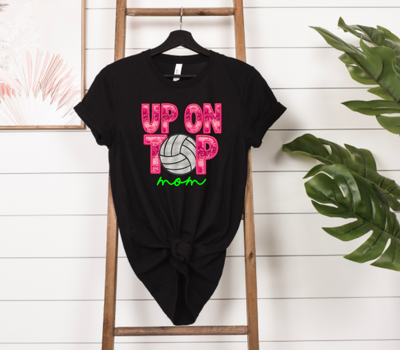 Faux-Sequin Up On Top (Personalized)