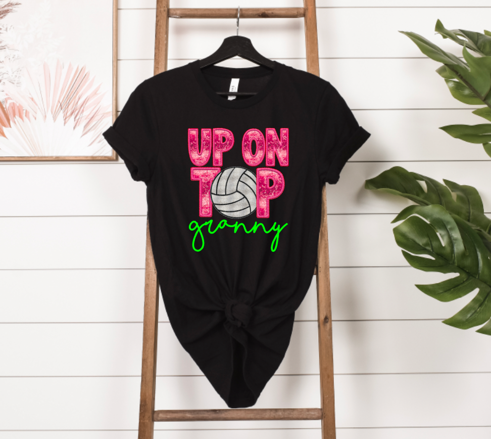 Faux-Sequin Up On Top (Personalized) - 0