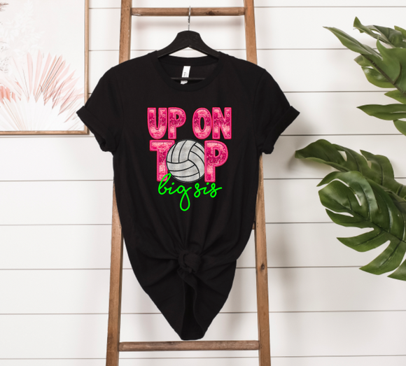 Faux-Sequin Up On Top (Personalized)