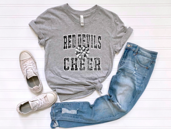 Red Devils Cheer Vintage Classic