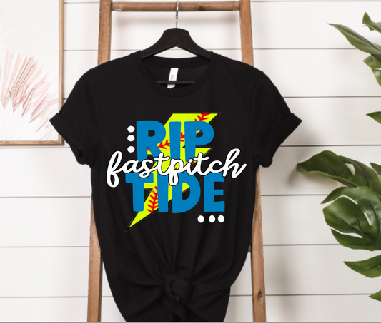 (YourTeam) Retro Fun Fastpitch Bolt