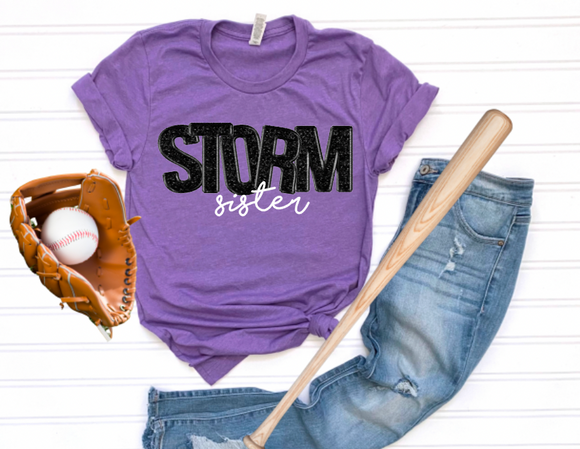 Faux-Sequin Storm Family (personalizable)