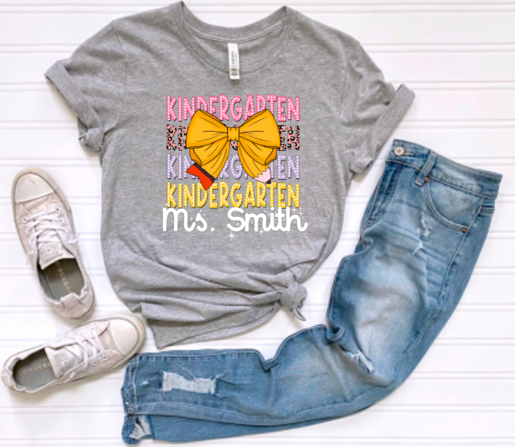 Coquette Bow Teacher Grade Level