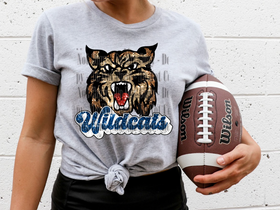 Faux-Sequin Wildcats