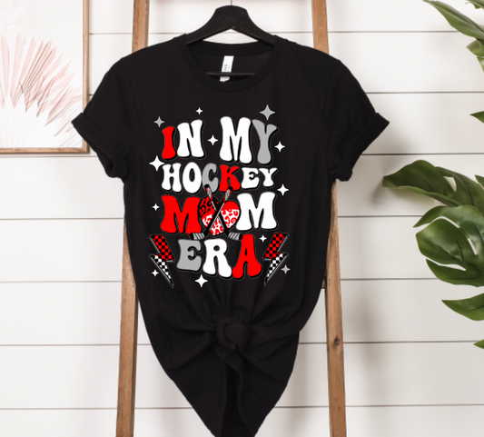 In My Hockey Mom Era (Red/Black/Grey)