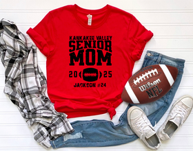 KV Kougars Senior Football Mom/Dad - INCLUDE SIZE and # in Personalization Box Choose local pickup by 8/29 for Group Order Delivery