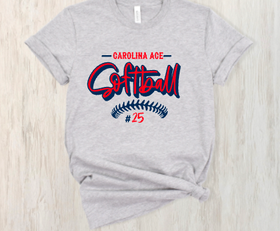 Carolina Ace Softball (Personalized) - 0