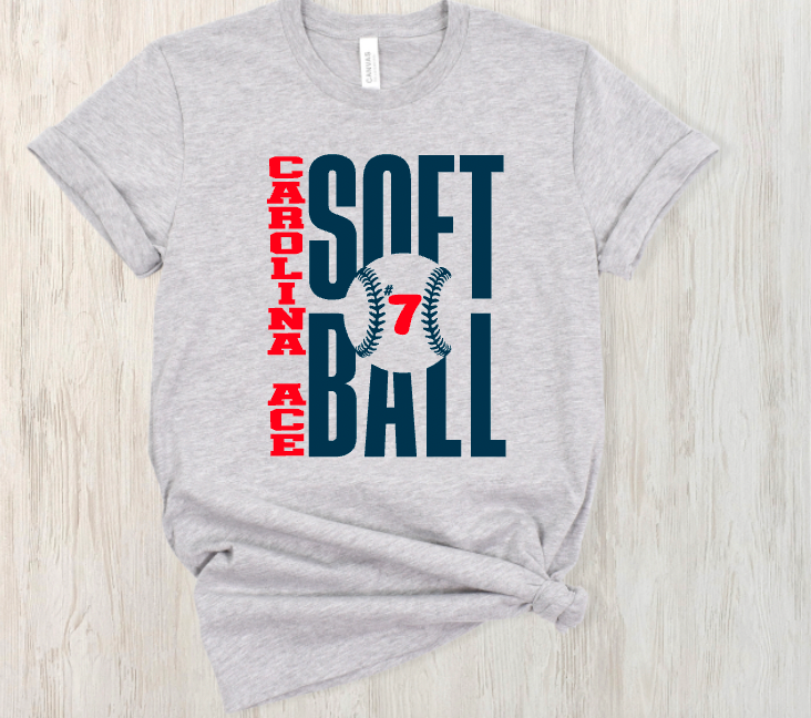 Carolina Ace Softball Stack (Personalized)