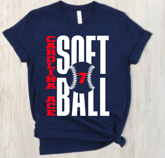 Carolina Ace Softball Stack (Personalized)