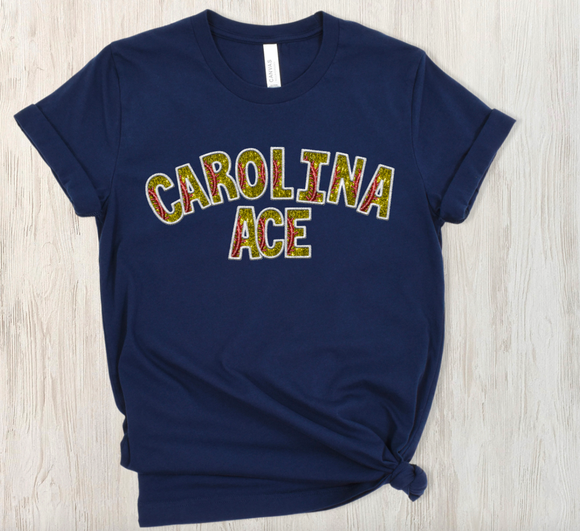 Faux-Sequin Carolina Ace Softball