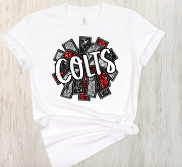Colts Faux-Sequin Pom