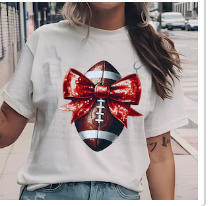 Glitter Crimson Football