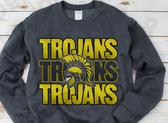 Faux-Glitter Trojans