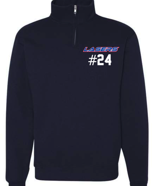 Lasers Quarter Zip Pullover (Personalized)