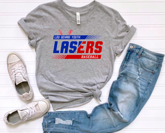 (YourTeam) Softball Baseball Simple Stripe (include team name and 2 colors in personalization box)