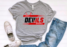Devils Baseball Simple Stripe