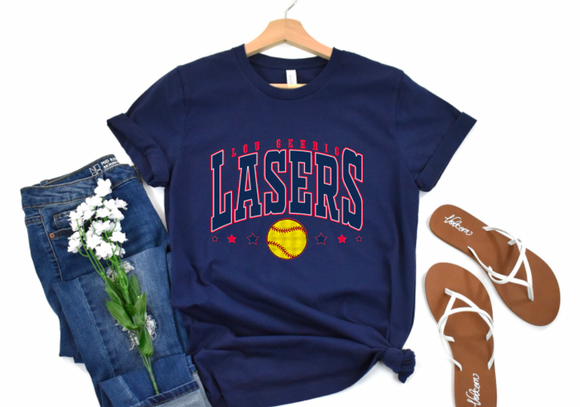 Lasers Softball Varsity Arch