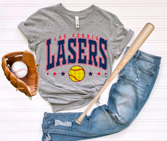 Lasers Softball Varsity Arch