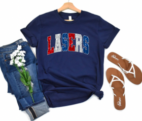 Faux-Glitter Lasers Arch