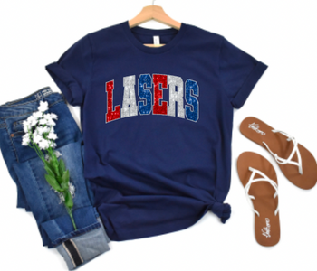 Lasers Softball - 20% of your ENTIRE order (not just this collection) goes back to the team, so browse the entire site :)