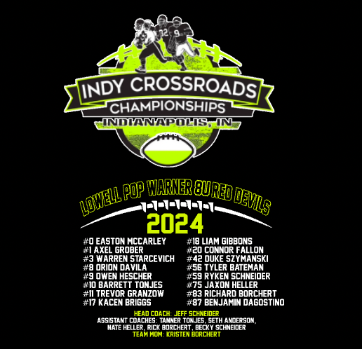 8U Red - 2024 Indy Championship Team Tee