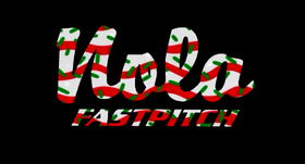 NOLA Fastpitch Christmas Cake Logo