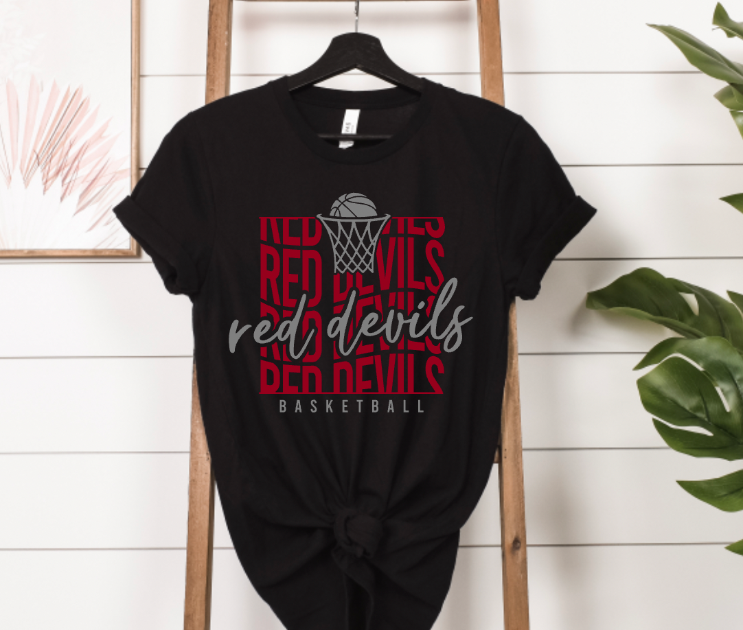 Red Devils Basketball Wave