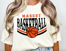 (Your Team) Basketball Retro Stack