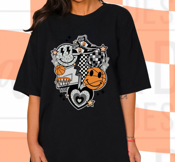 (Your Team) Basketball Retro Fun