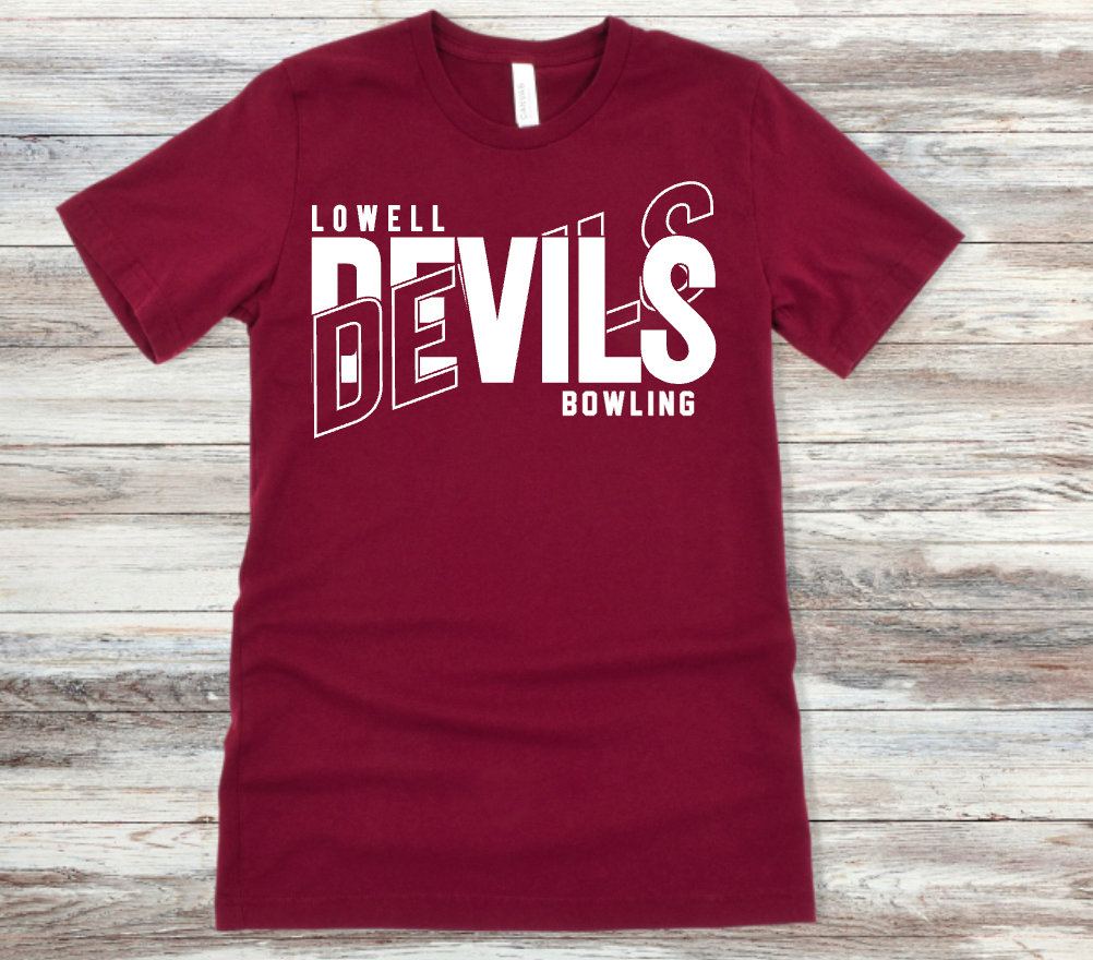 Devils CrossText (default will be no sport.  Include any team/name in the personalization box)