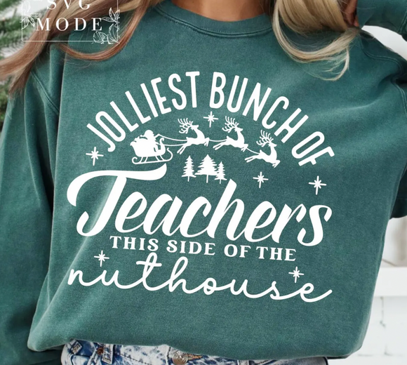 Jolliest Bunch of ___ This Side of the Nuthouse