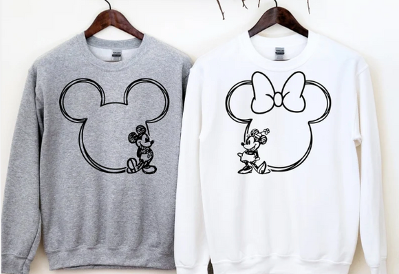 Mr. and Mrs. Mouse Sketch