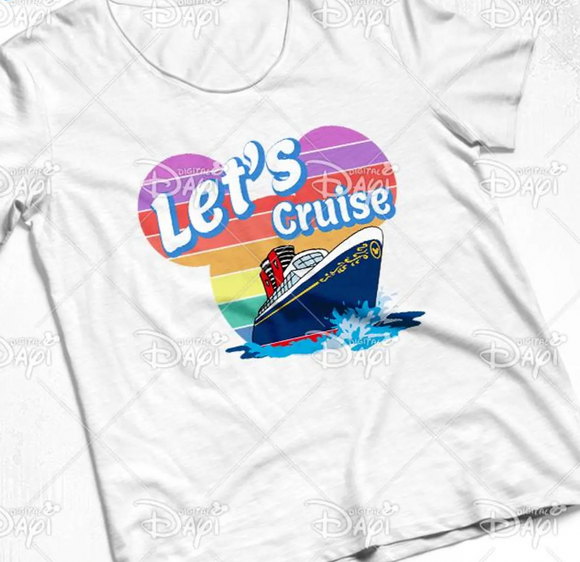 Vintage Mouse Let's Cruise