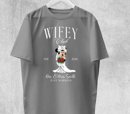 Wifey and Husband Mouse - personalized