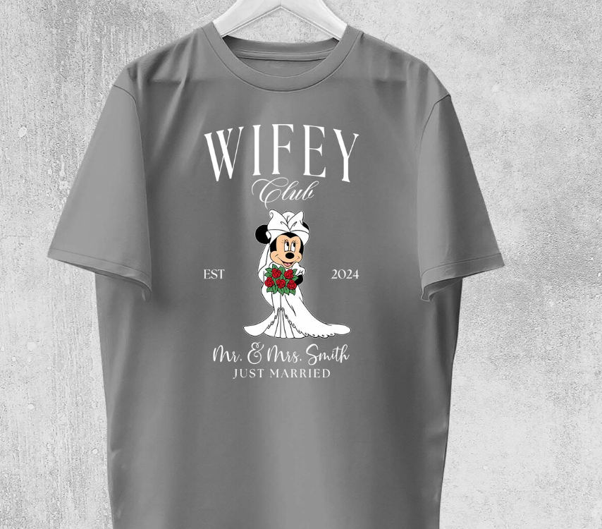 Wifey and Husband Mouse - personalized