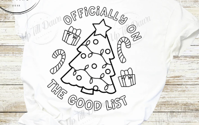 Christmas Coloring Tee