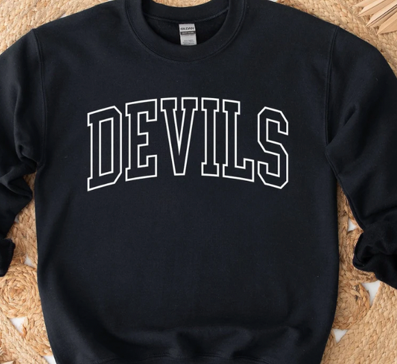 Devils Varsity Arch Crewneck