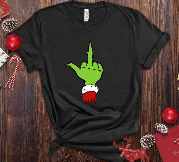 Green Guy Middle Finger