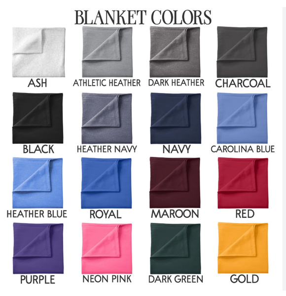Stadium Blanket Special (Include personalization notes in box OR email logo to use)