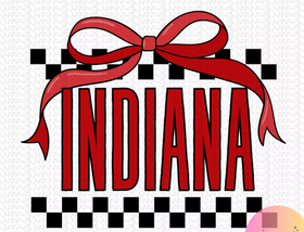 Indiana Checkered bow